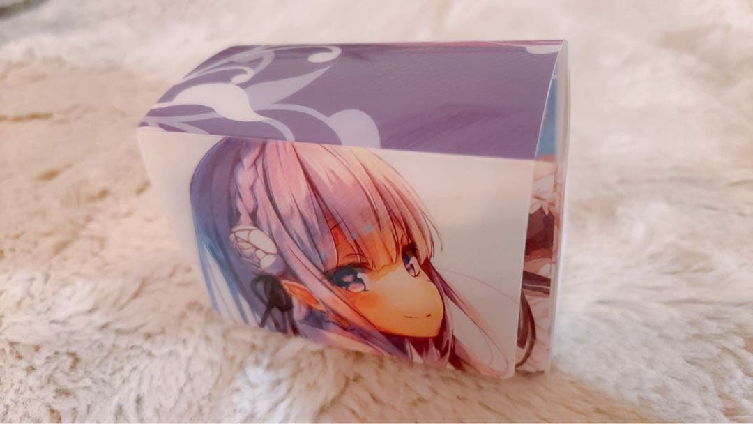 リゼロ　エミリア　レムラム　デッキケース＆スリーブセット