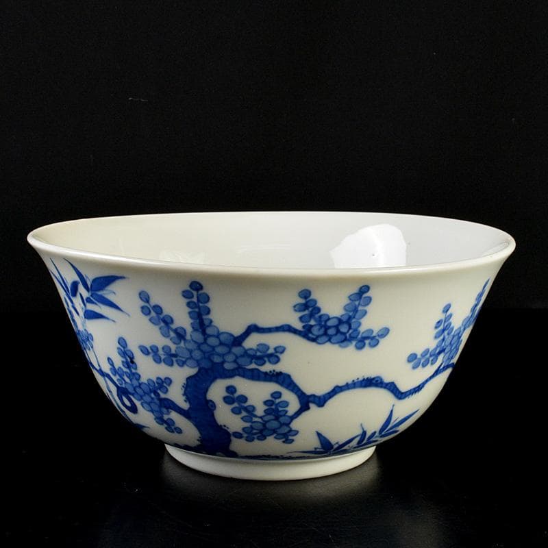 中国　青花　松竹梅文鉢　C　R7333