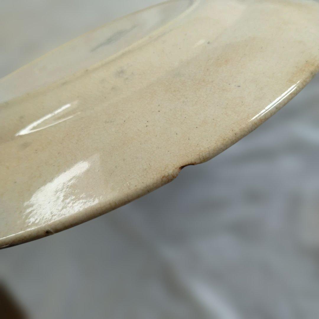 ライン他あり・ショワジールロワプレート・切り花/フランスアンティーク