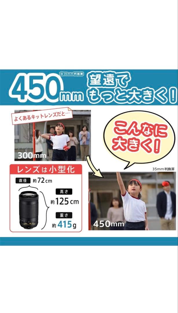 Nikon D5600 デジタル一眼レフカメラ 2本レンズ付きフルセット