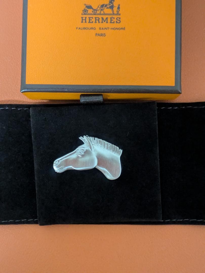 HERMES エルメス　タリスマン　ペガサス　ピンバッジ　ピンブローチ