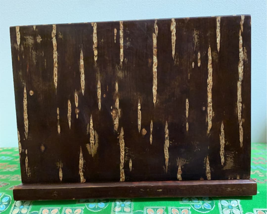 樺細工・総桐二段整理箱・1点物