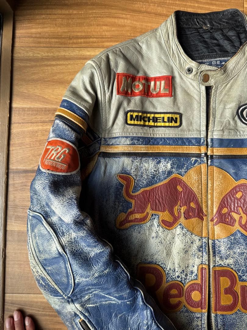 レーシングジャケットRed Bull 革ジャン