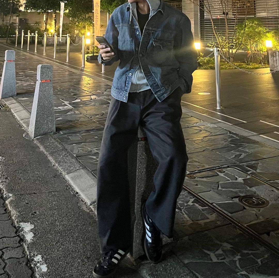 パンツ wide chino pants 90s vintage