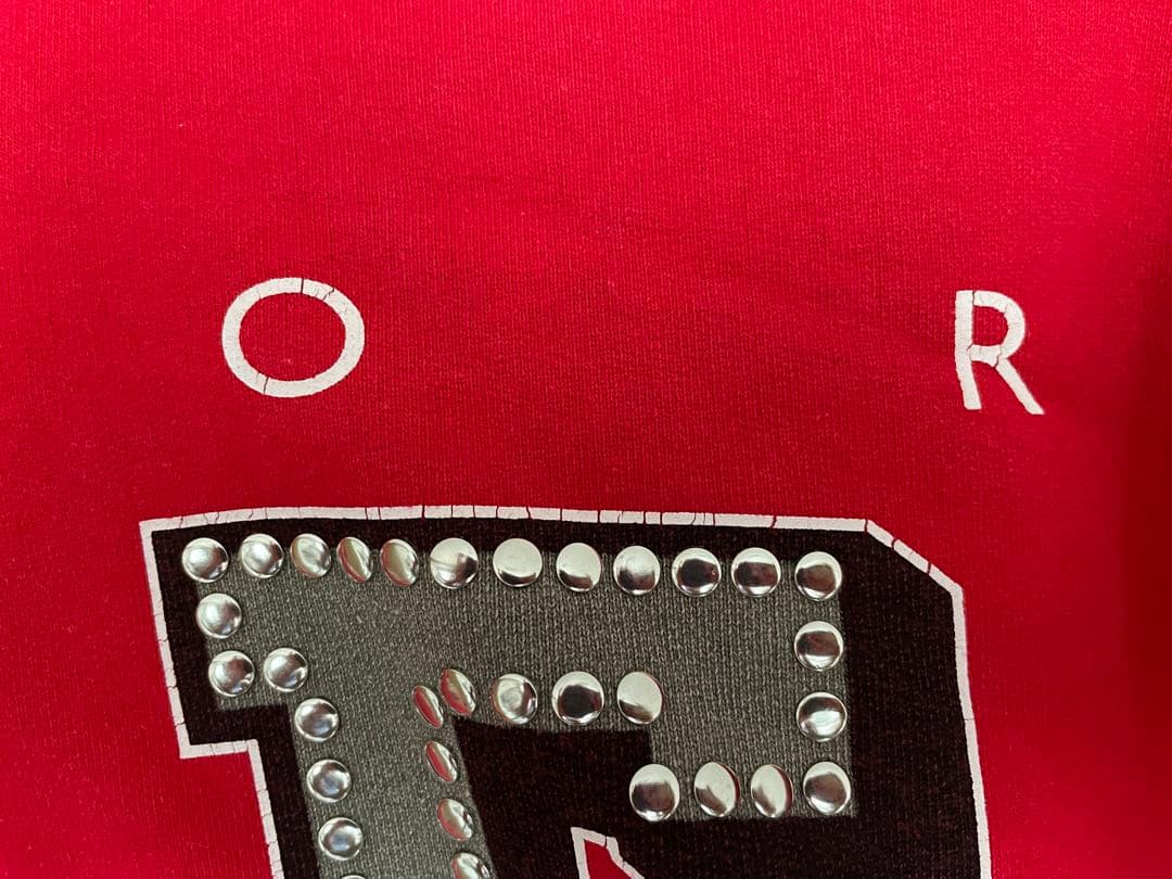 supreme_フーディー_レッド