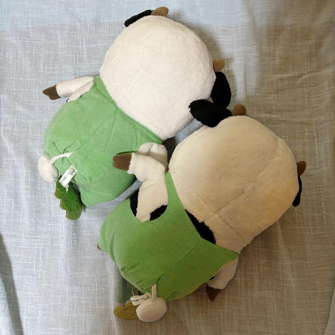 新品未使用　内藤デザイン研究所 もーもん ぬいぐるみMサイズ 　うし　2点セット