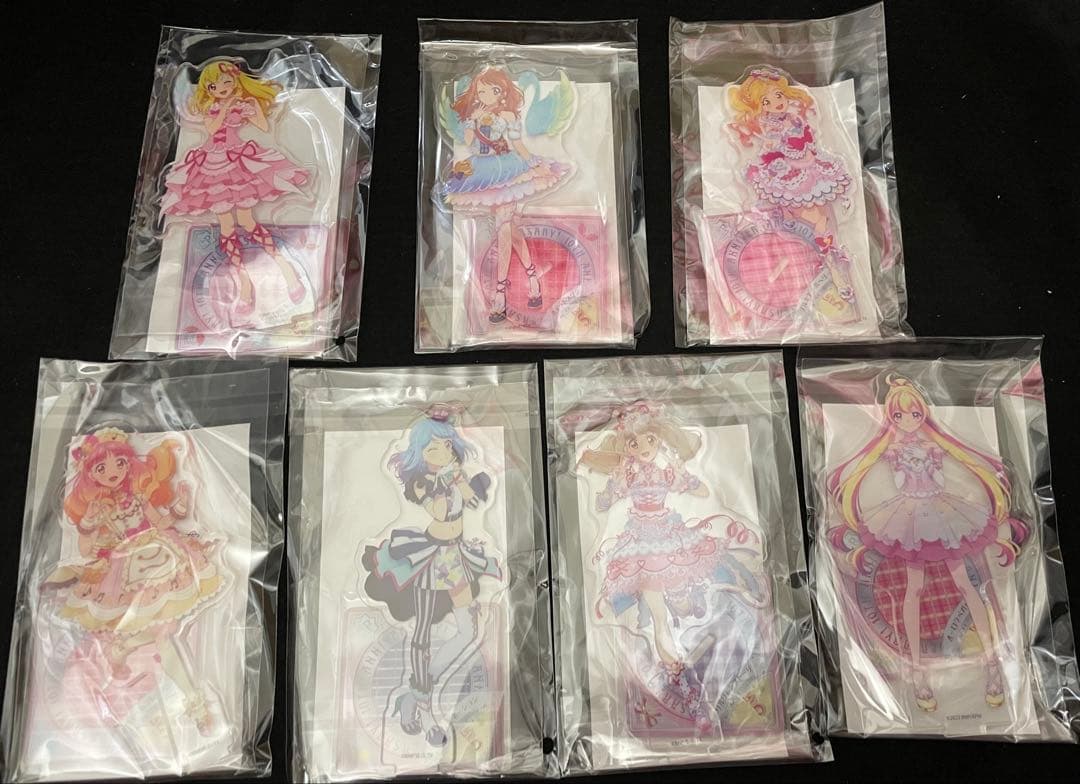 【未開封】アイカツ アクリルスタンド 描き下ろし 10th 7種②