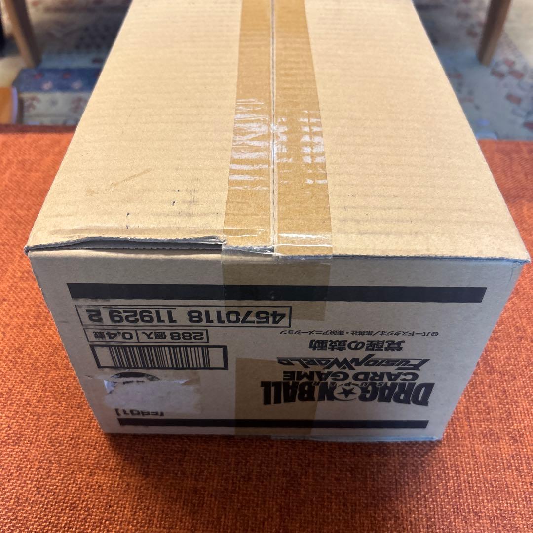 未開封カートン覚醒の鼓動 ドラゴンボール フュージョンワールド ブースター