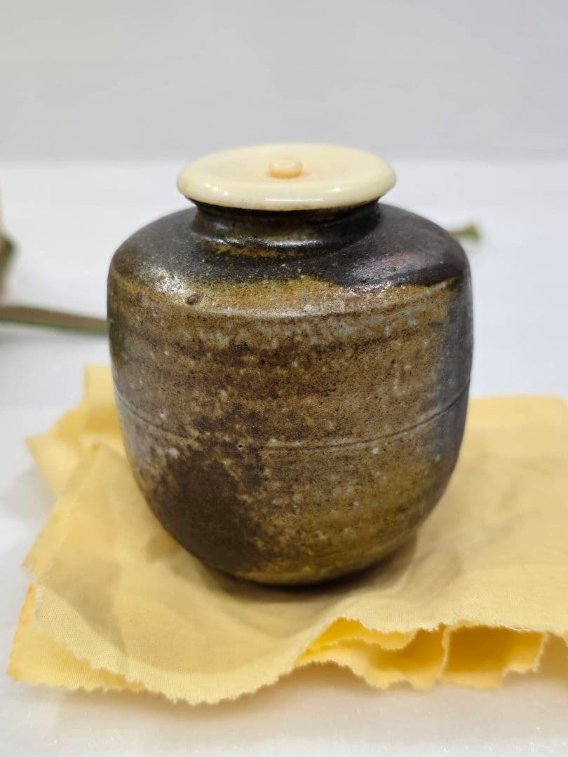 MT692　山本宗秀　備州窯　備前茶入　未使用