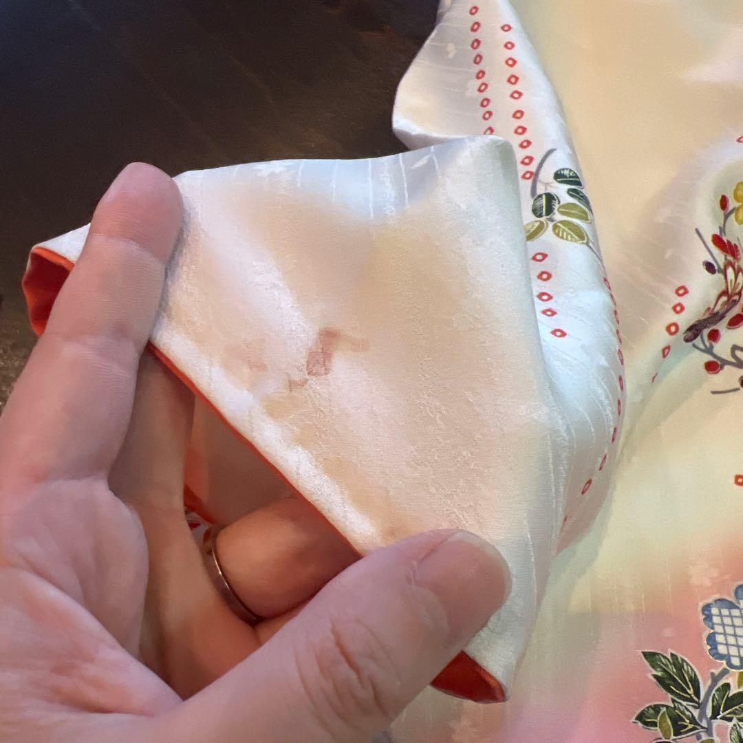 アンティーク 七五三 着物 作り帯 小物一式 フルセット 特価 大正ロマン 白系