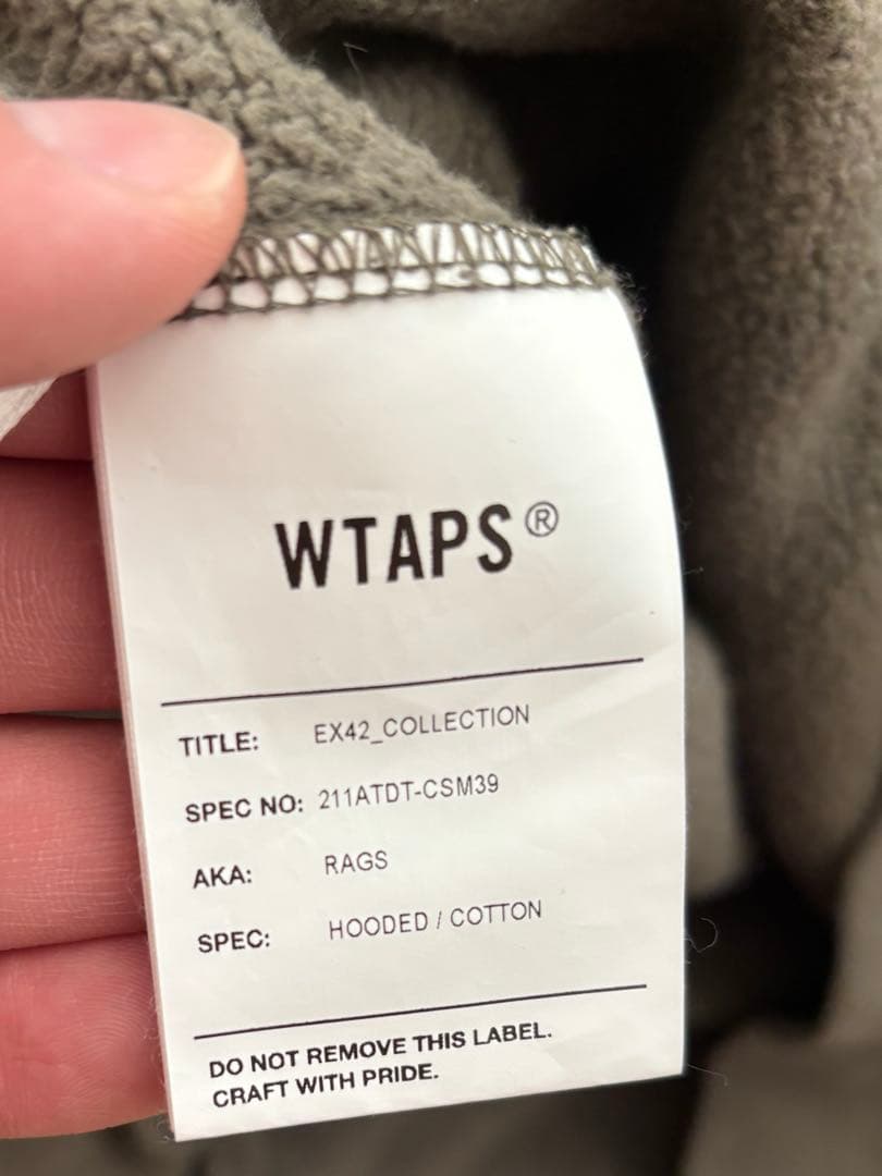 WTAPS RAGS HOODED フーディー　パーカー