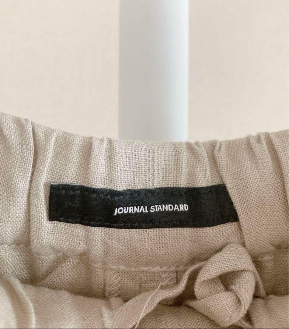 JOURNAL STANDARD リネンタックキュロット 38 ベージュ
