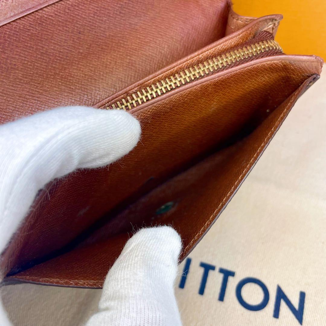 ルイヴィトン トレゾール モノグラム L字ファスナー 折り財布