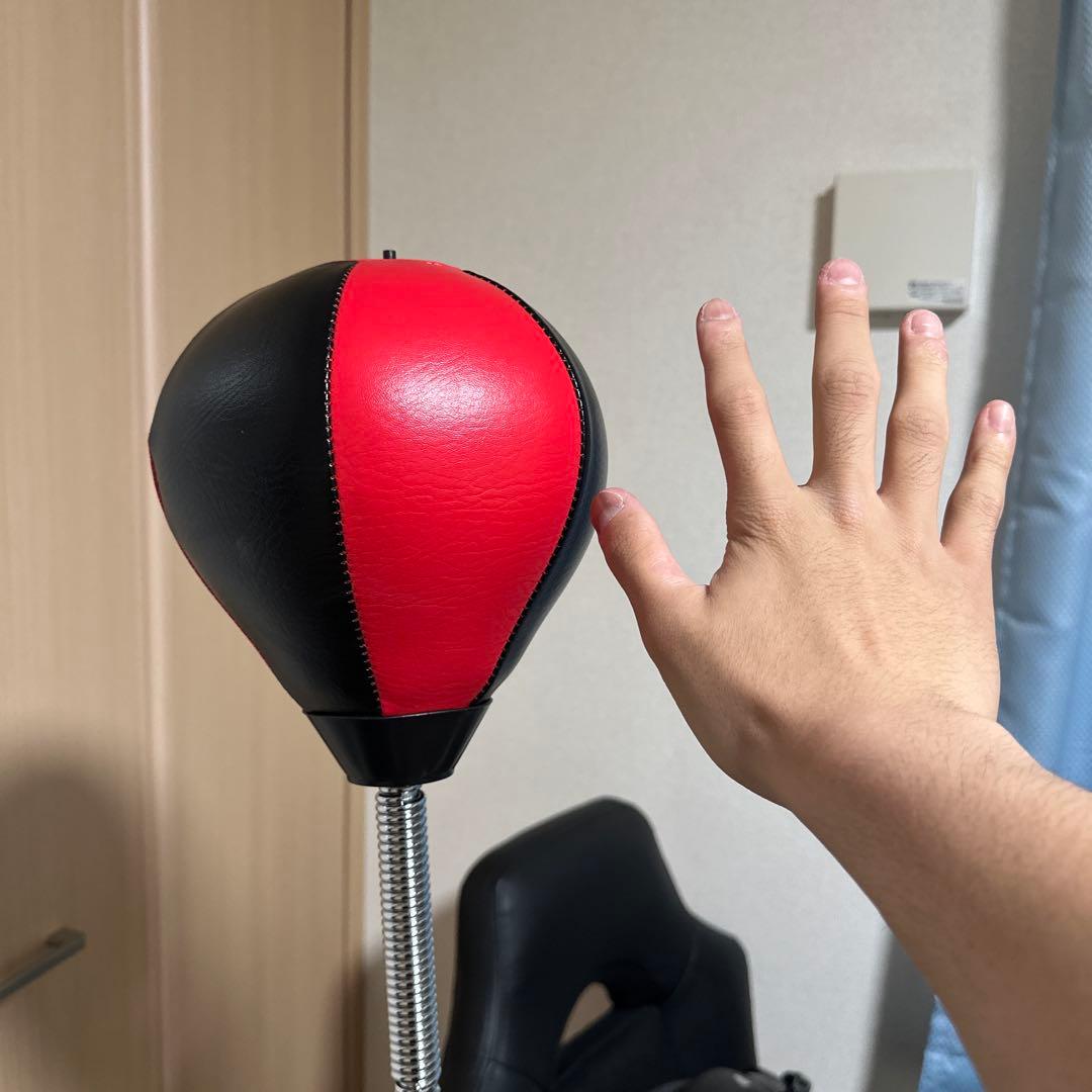 パンチングボール 赤・黒