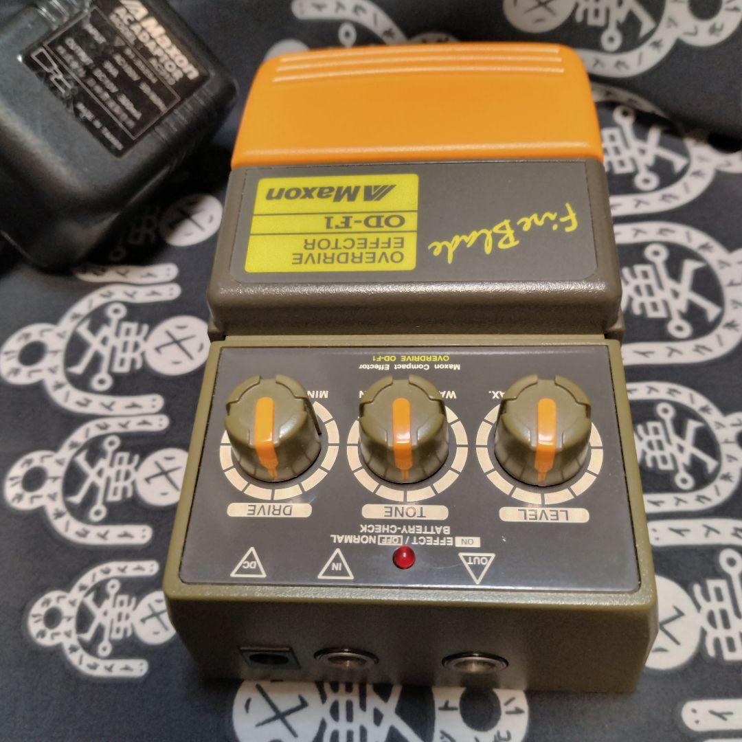 【希少！】MAXON OD-F1 オーバードライブ、ACアダプター付き