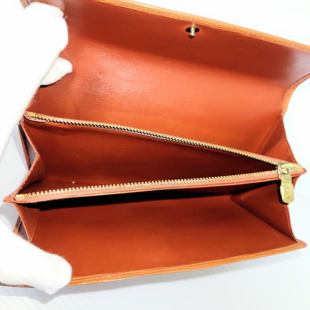 ルイヴィトン M63578 エピ 二つ折り 長財布 ウォレット ブラウン系