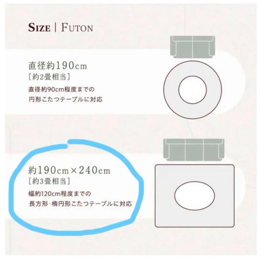 【★わい】RASIK 楕円形こたつ 2点セット 楕円形