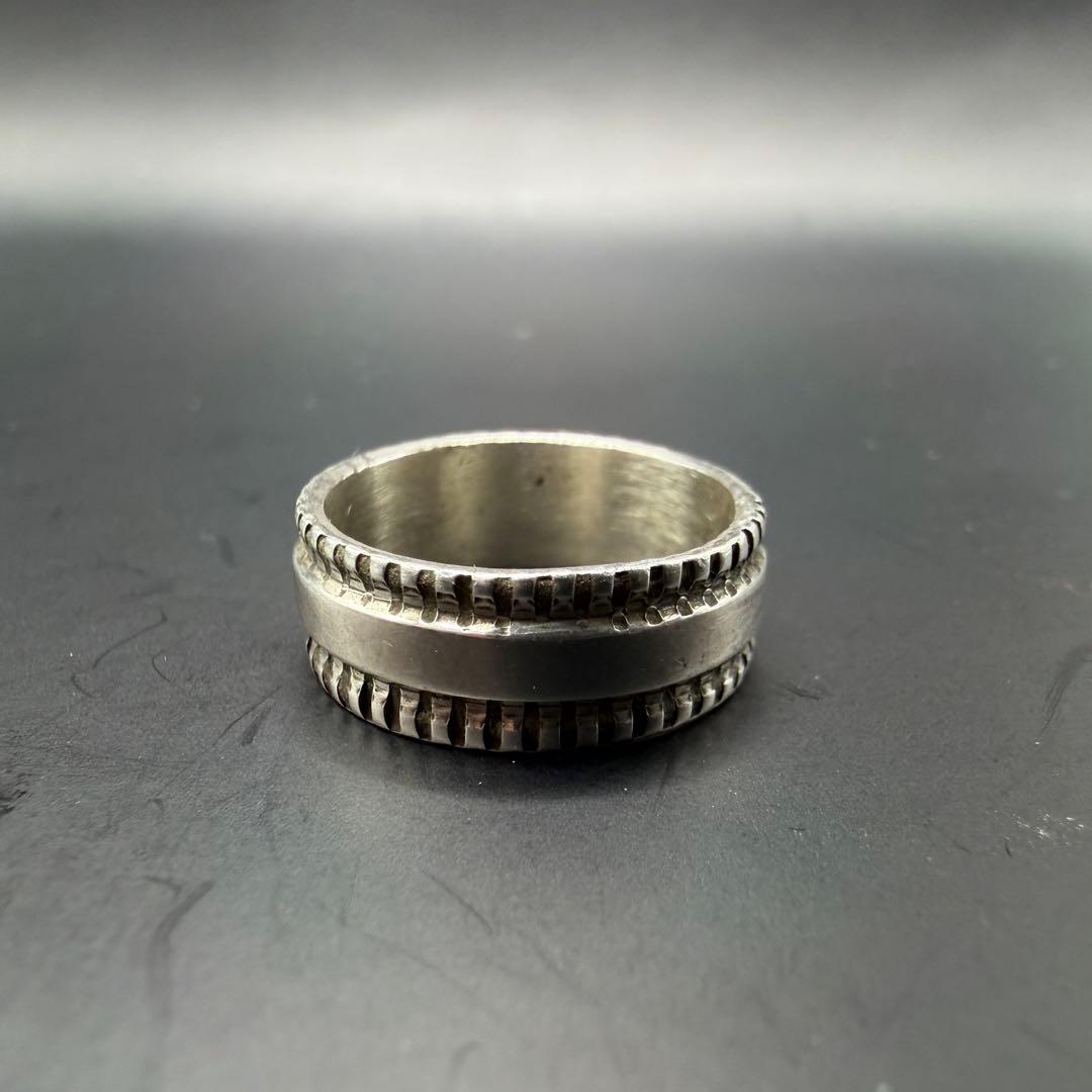 【NAVAJO】Bruce Morgan シルバーバンドリング 12号