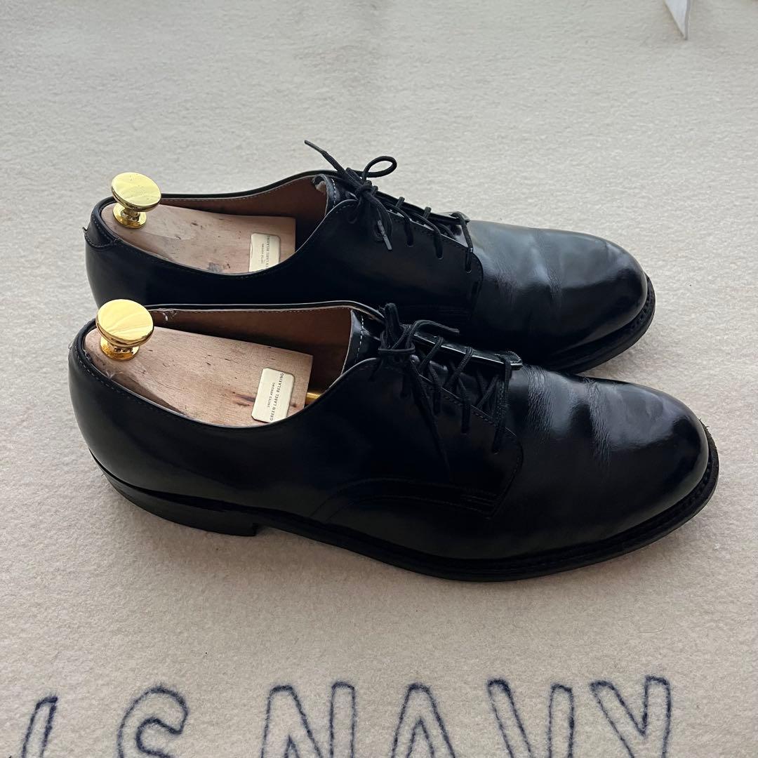 90s usnavy サービスシューズ アメリカ海軍 9R ミリタリー　革靴