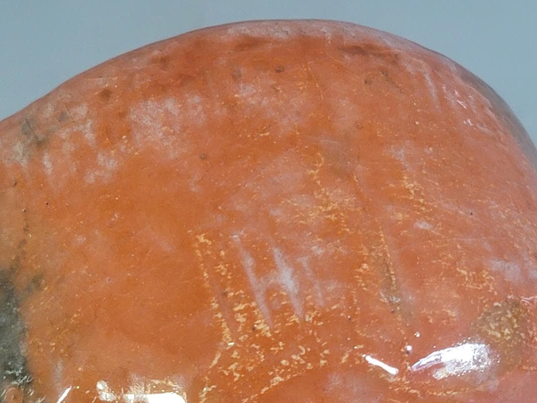 DT182 茶道具 小川長楽造 赤楽茶碗 共箱 古美術