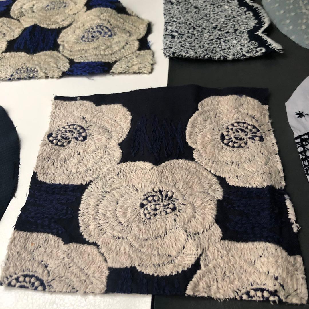 総刺繍柄ハギレ/ミナペルホネン