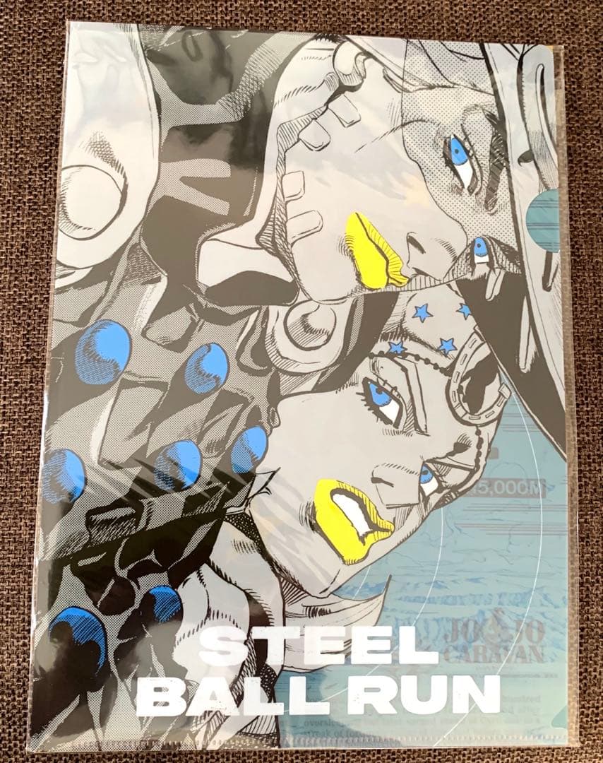 ジョジョキャラバン　ポストカード　+　ダイカットステッカー　+ クリアファイル