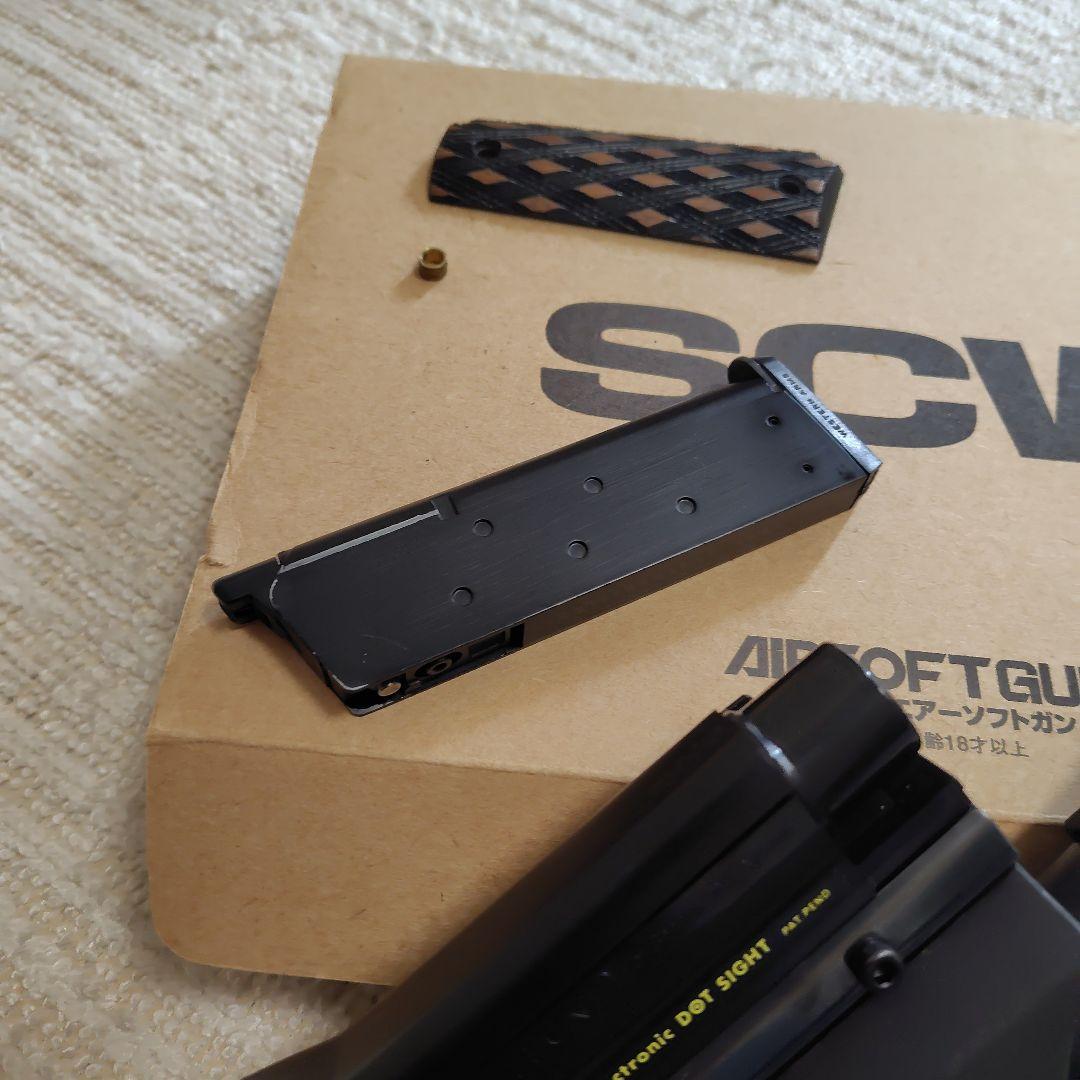 森*シ様 WA クラークボウリングピンガン SCW3 ガスガン ドットサイト付き