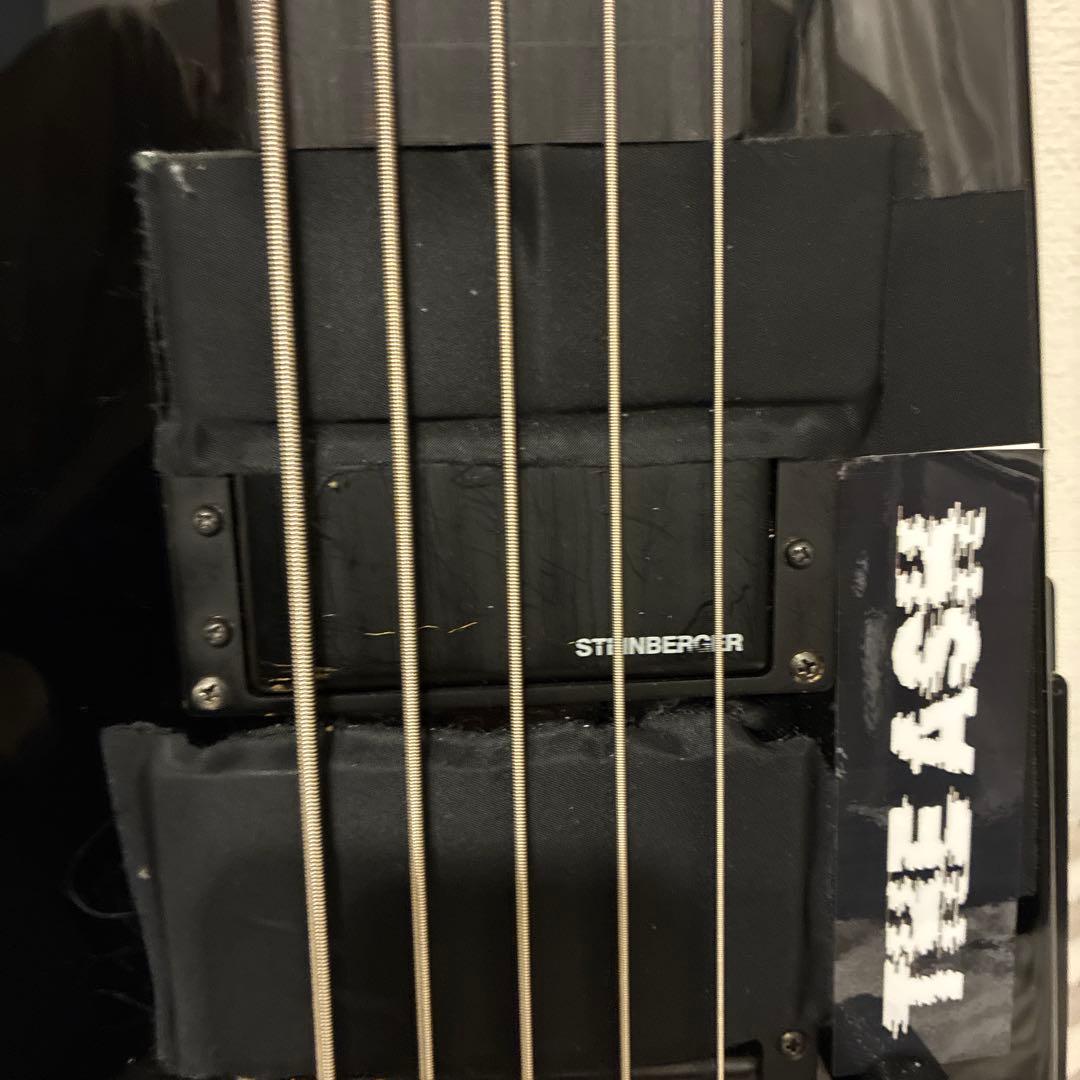 試作品　魔改造　五弦フレットレス　スタインバーガースピリッツ