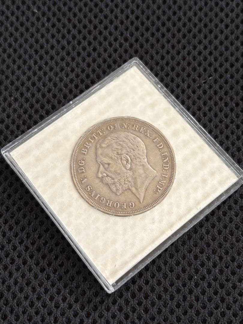 1935 英国 クラウン銀貨（ジョージ5世／セントジョージ