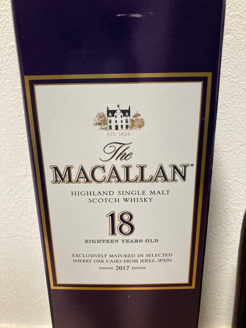 マッカラン 18年　シェリーカスク 2017リリース