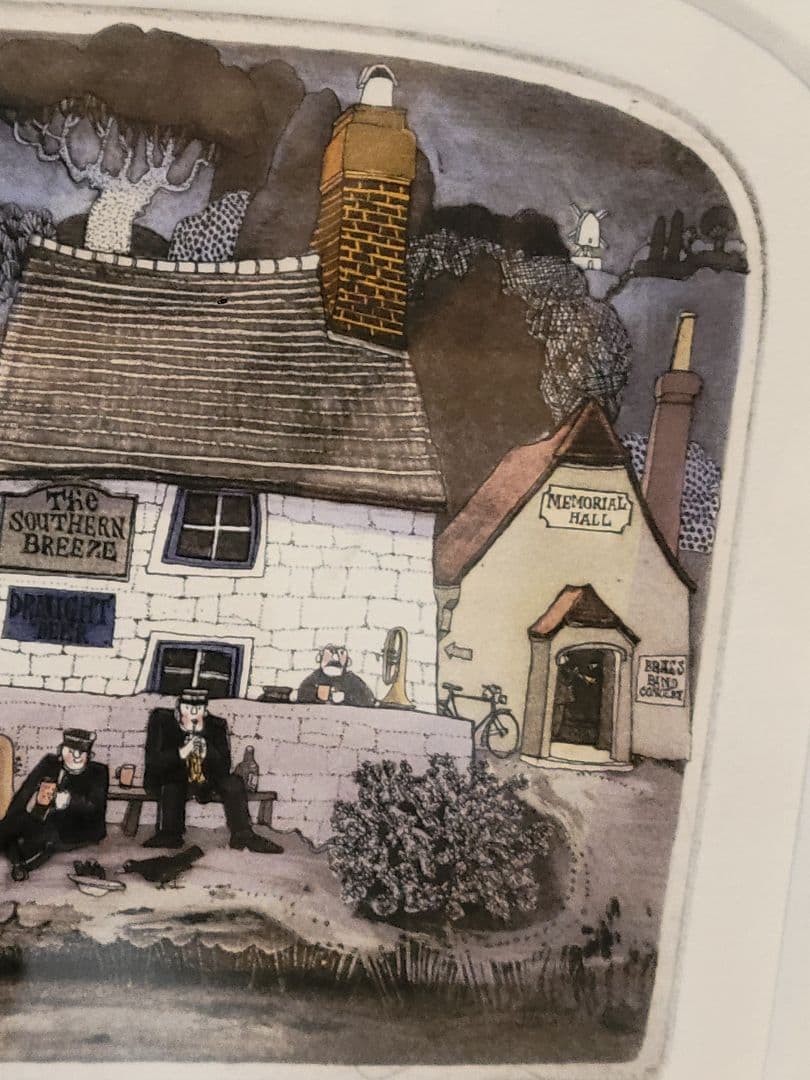 グラハムクラーク★「 Breeze」★AP版★銅版画彩色