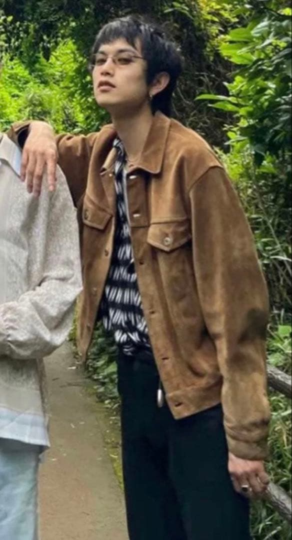 ジャケット・アウター vintage suede leather jacket sullen