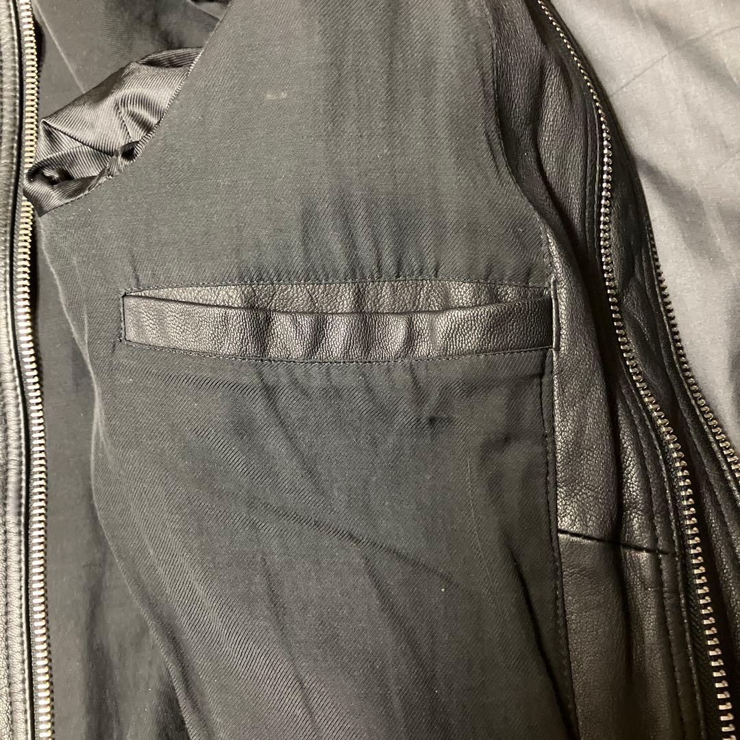 ALL SAINTS フロントダブルジップライダース