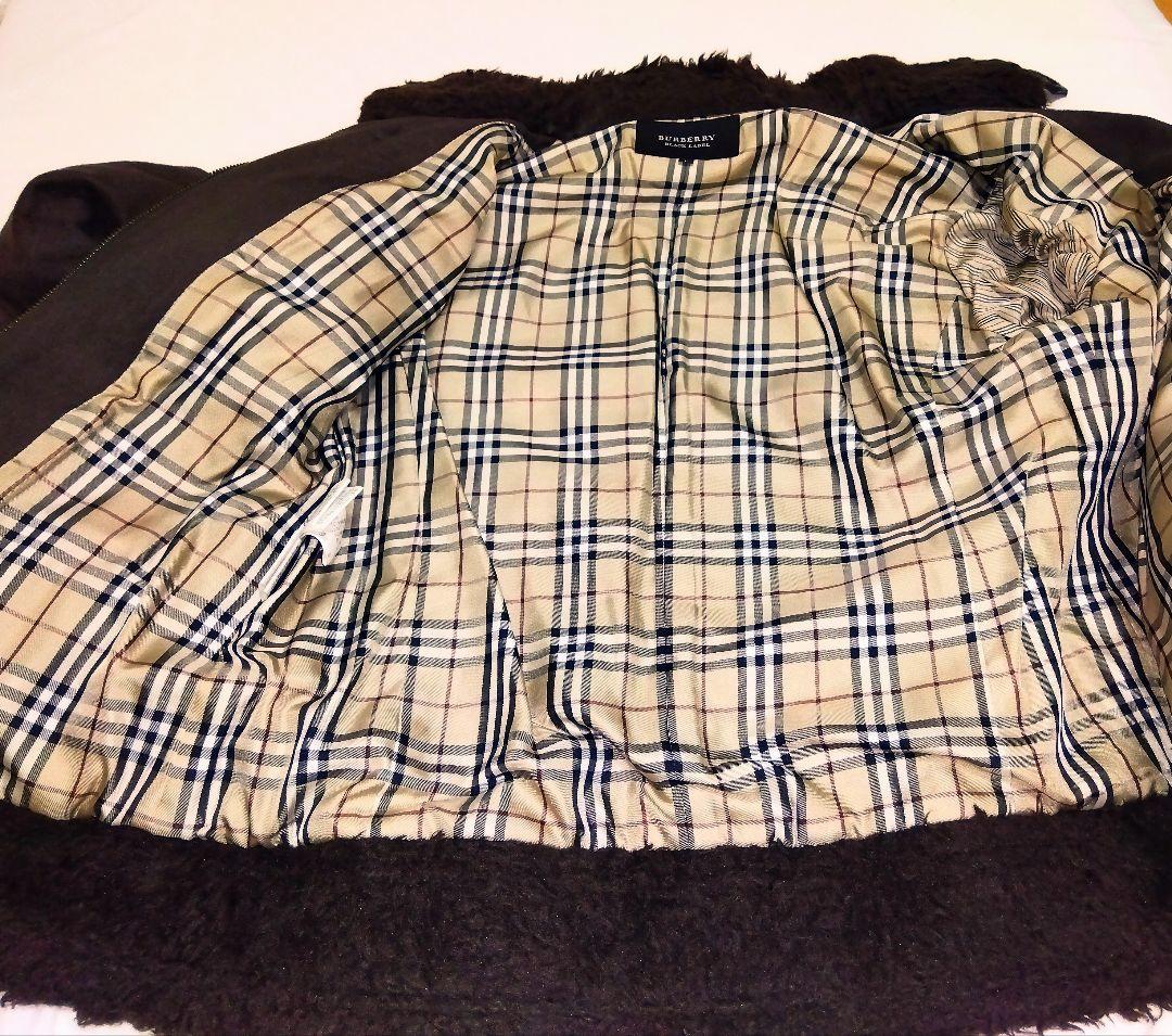 希少　バーバリー　Burberry　革　ジャケット　ブラウン