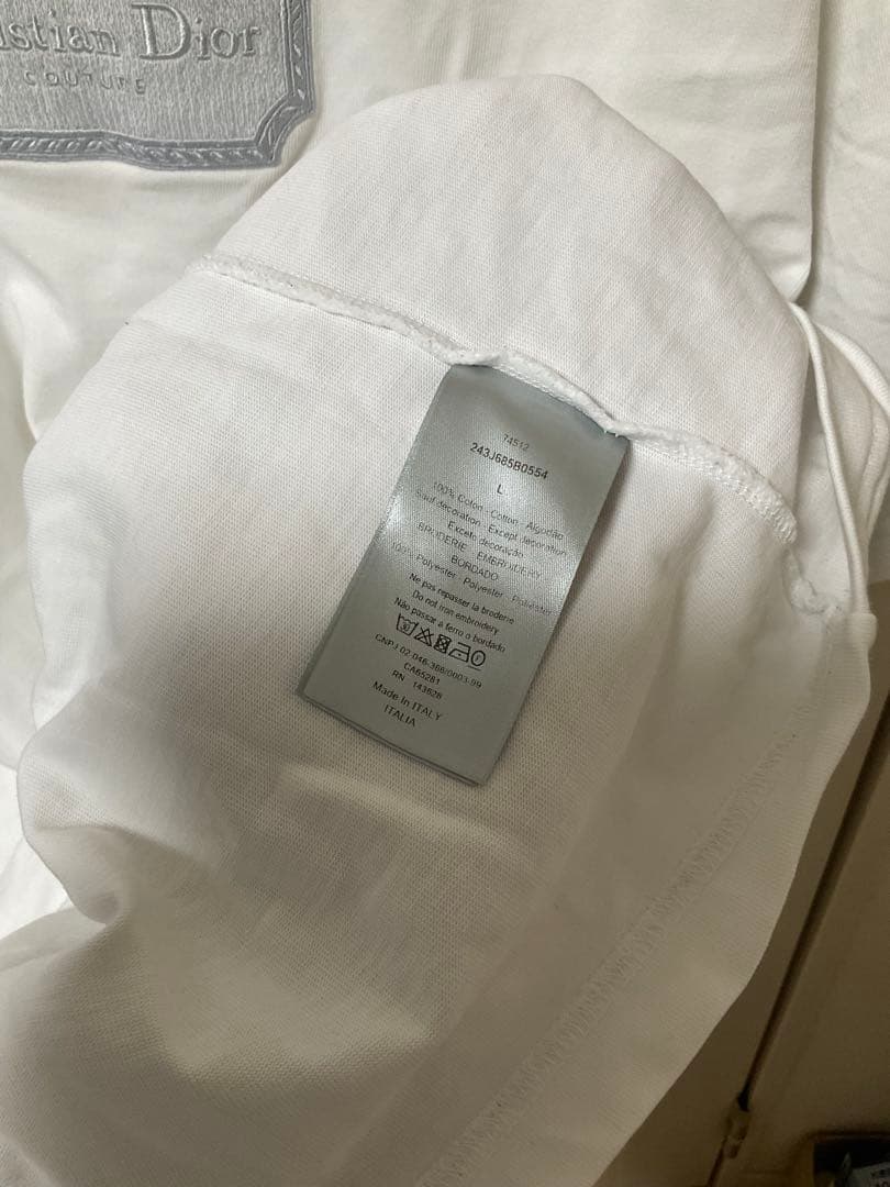 Christian Dior ロゴ刺繍 Tシャツ1月13日値下げしました