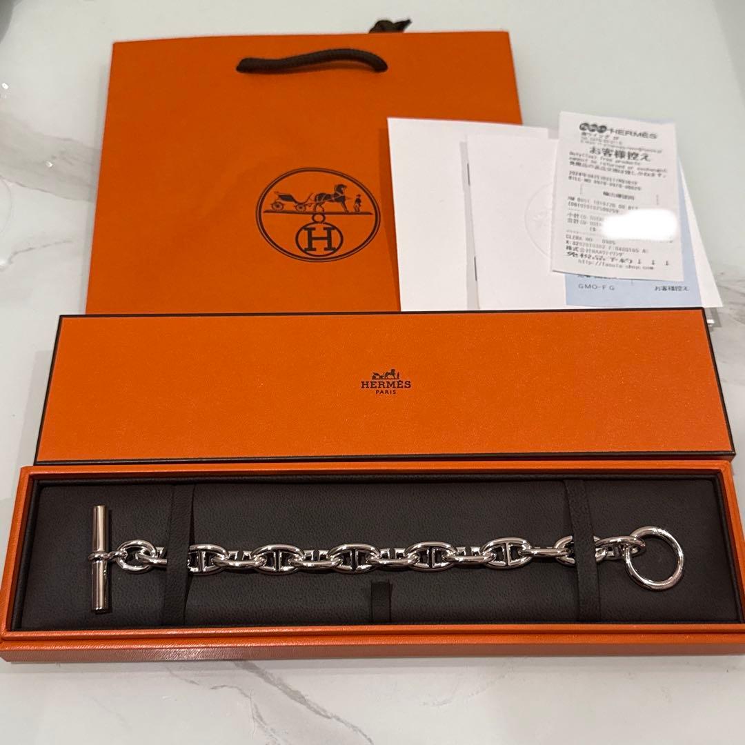 正規品HERMES シェーヌダンクルGM13ブレスレット