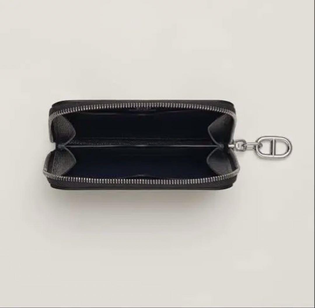 【未使用品】エルメスカードケース<ジップアンゴー＞コンパクト シェーヌ・ダンクル