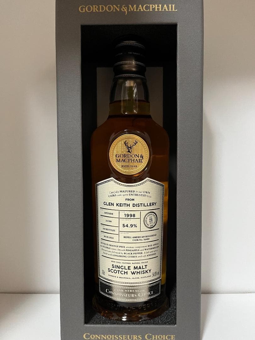 グレンキース 1998 26年・ゴードン＆マクファイル コニサーズチョイス