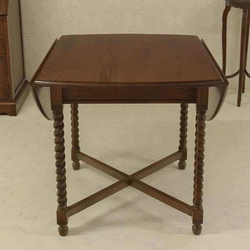 ダイニングテーブル 英国調　クラシック家具 伸長式　バタフライテーブル