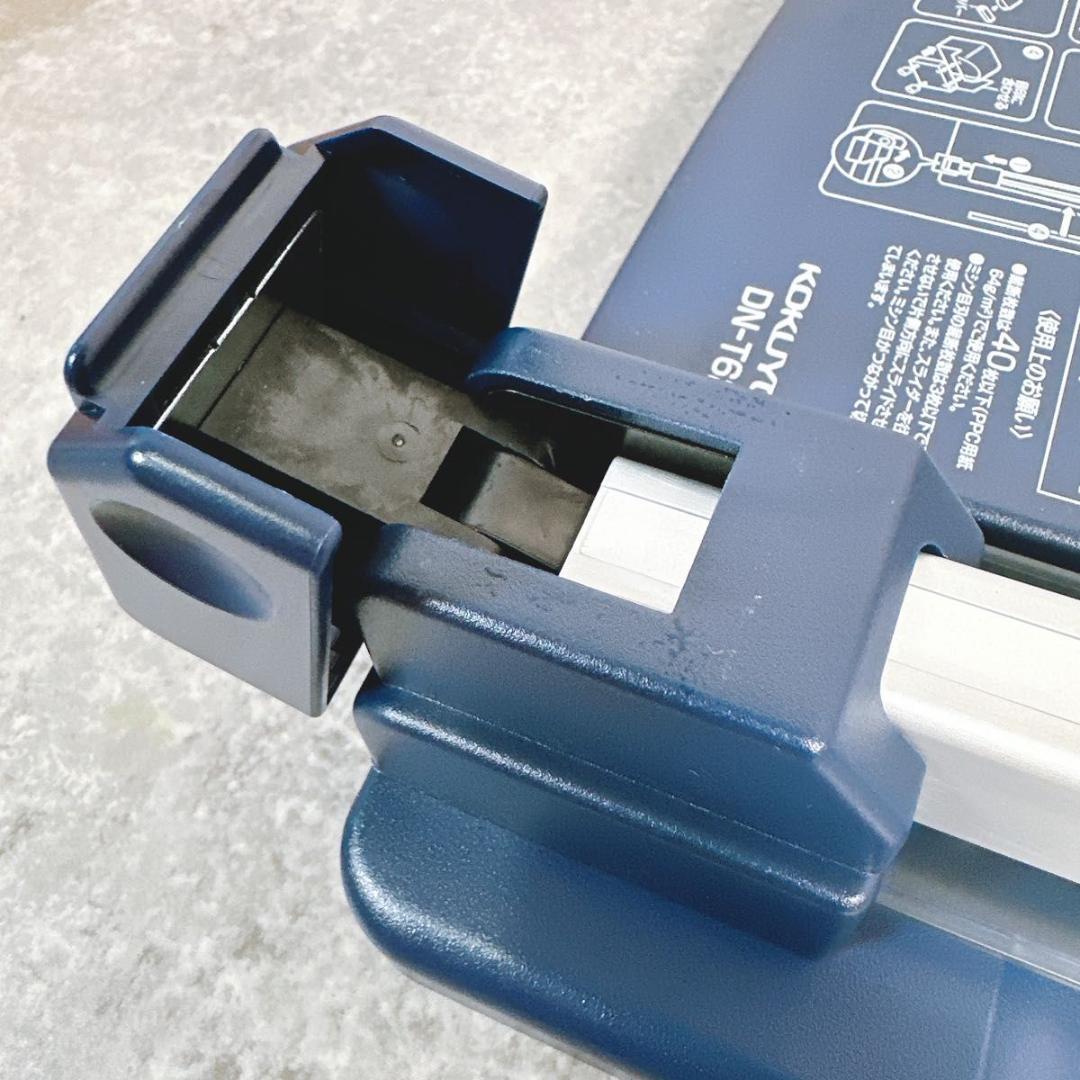 ほぼ未使用 コクヨ ペーパーカッター DN-T62 ロータリー式 40枚 チタン