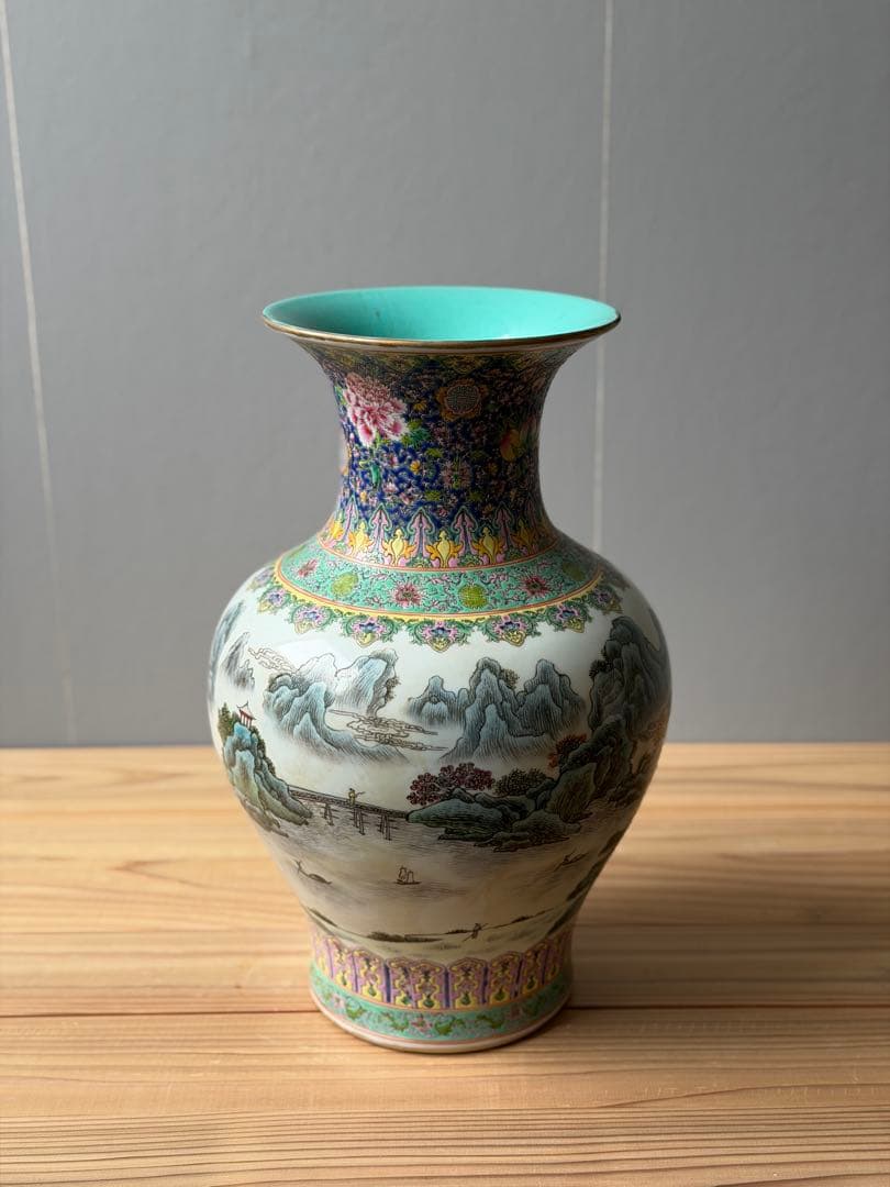 中国　景徳鎮　花瓶