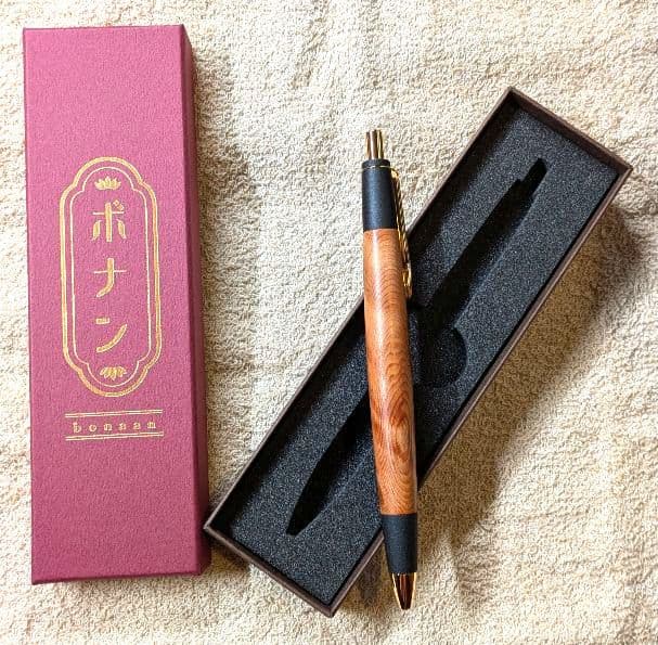 ボナンペン　屋久杉(虎杢)　ボールペン