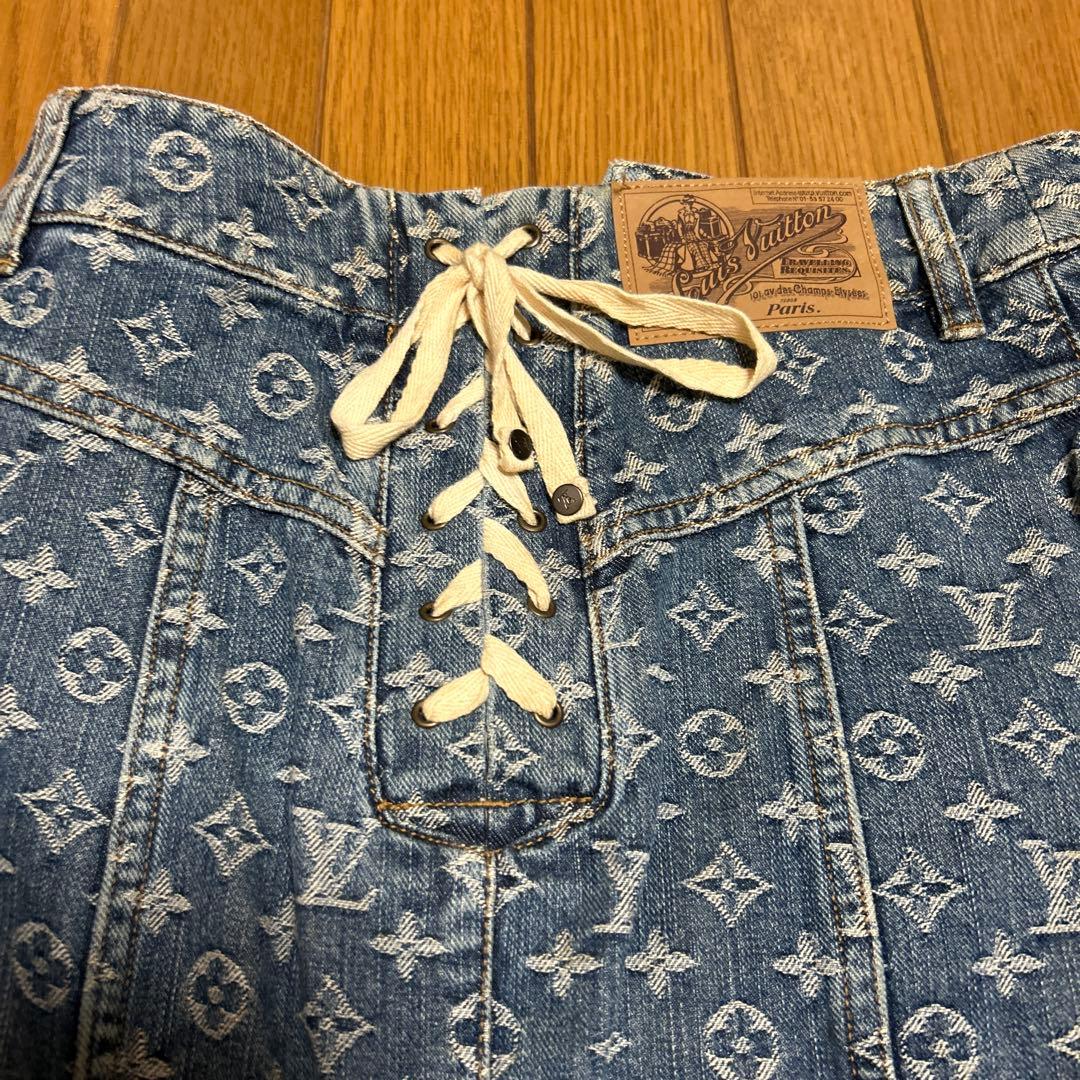 年始セールLouis Vuitton モノグラムデニムスカートサイズ36