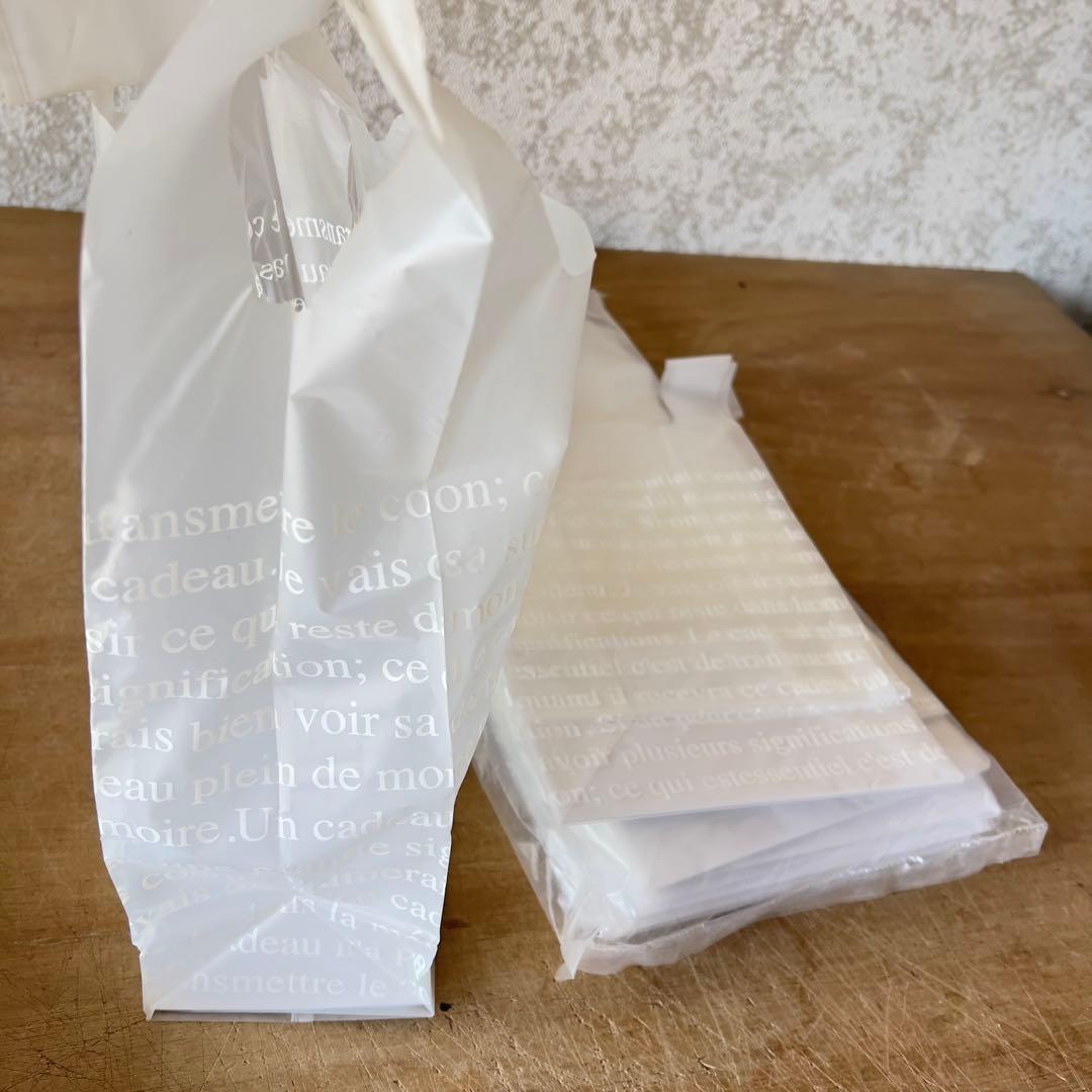 ベーシールでお願いします。花屋園芸店当店使用レジ、ギフト袋処分その12