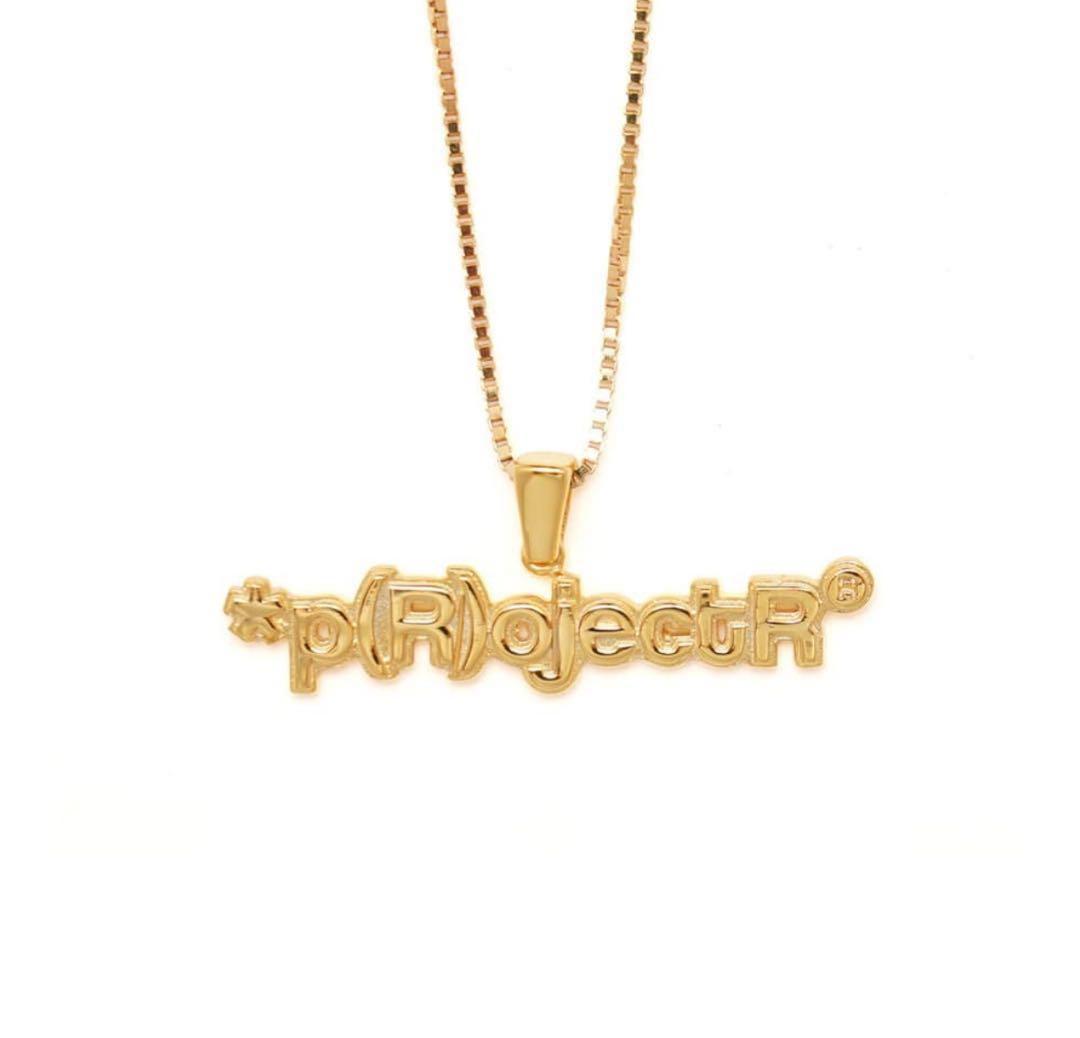 THE RAMPAGE *p(R)ojecR ゴールド ロゴネックレス