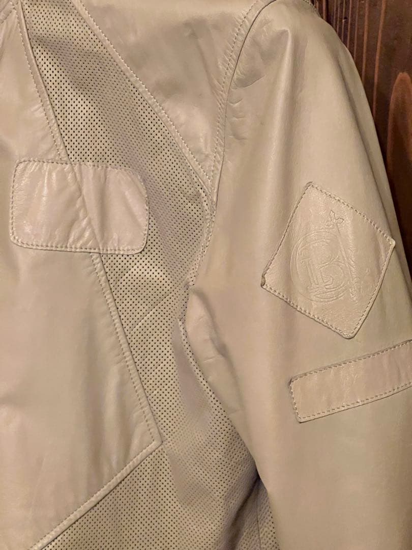 コールブラック　レザー ライダース