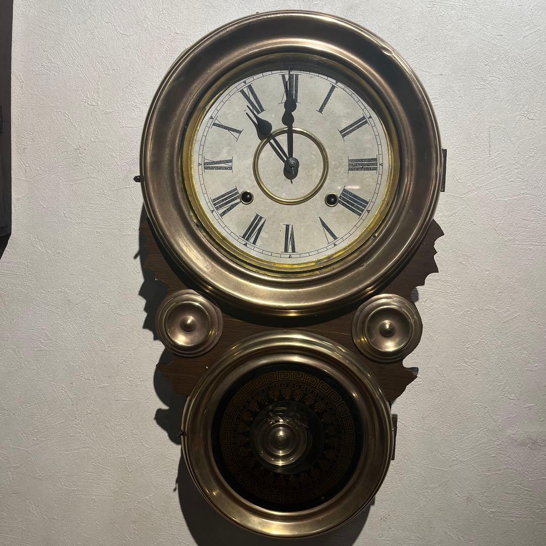 じ*げ様 アンティーク 明治〜大正 真鍮製 達磨