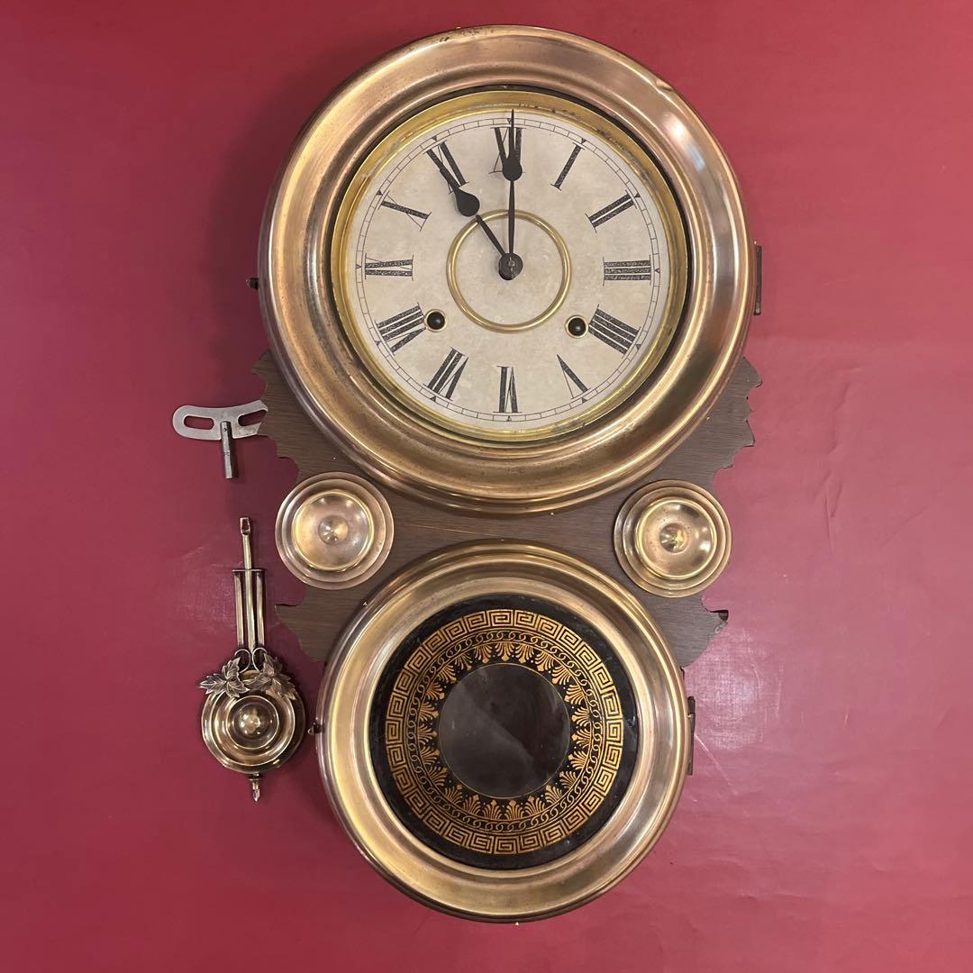 じ*げ様 アンティーク 明治〜大正 真鍮製 達磨