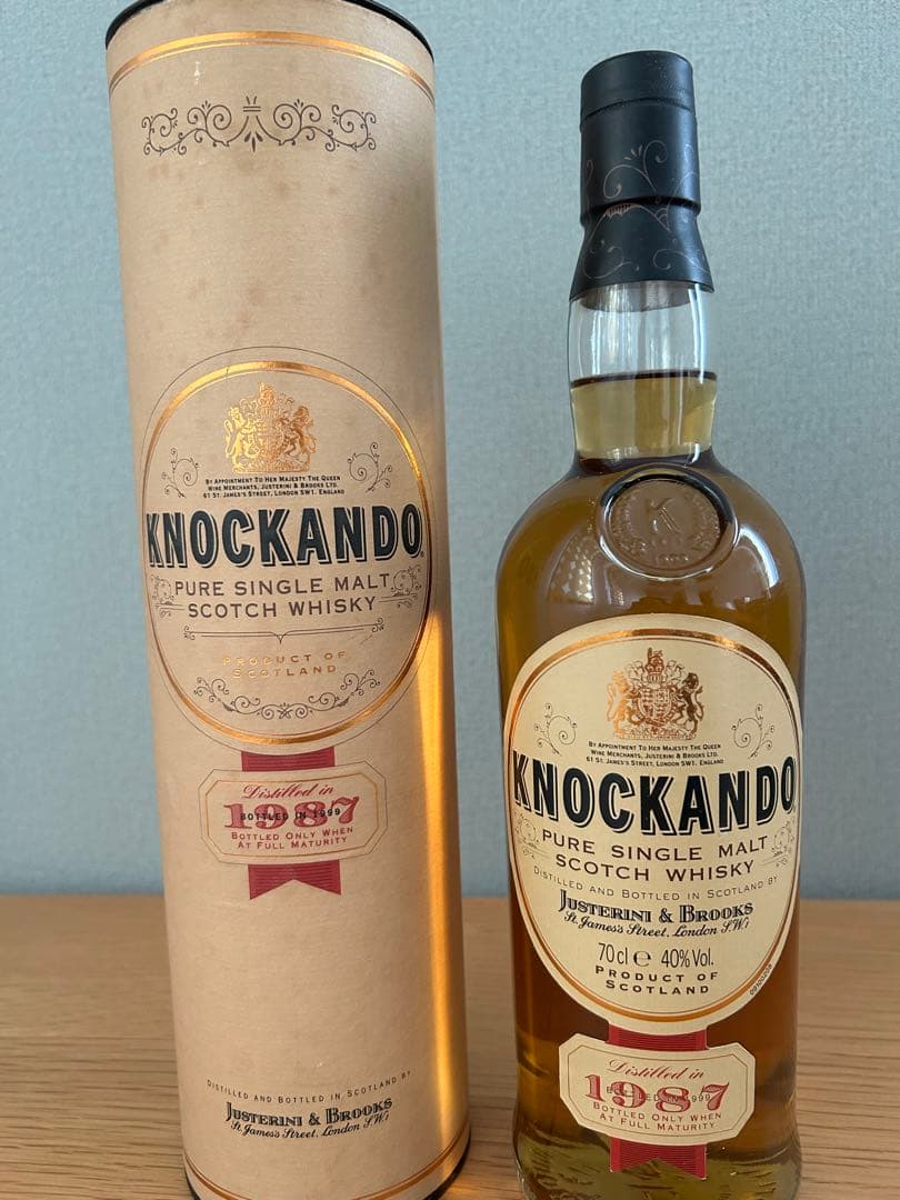 【希少】未開封　KNOKANDO 1987 スコッチウイスキー 700ml