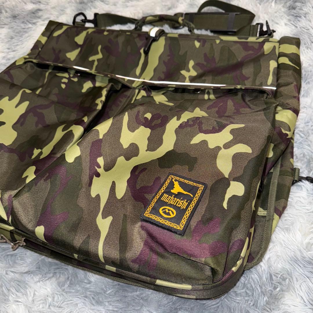 90s Maharishi マハリシ ガーメントバッグ 迷彩 カモフラ 3way